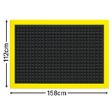 Max Anti-Fatigue | 158 x 112 x 2.5cm | 10 Yr Guarantee | Bigger