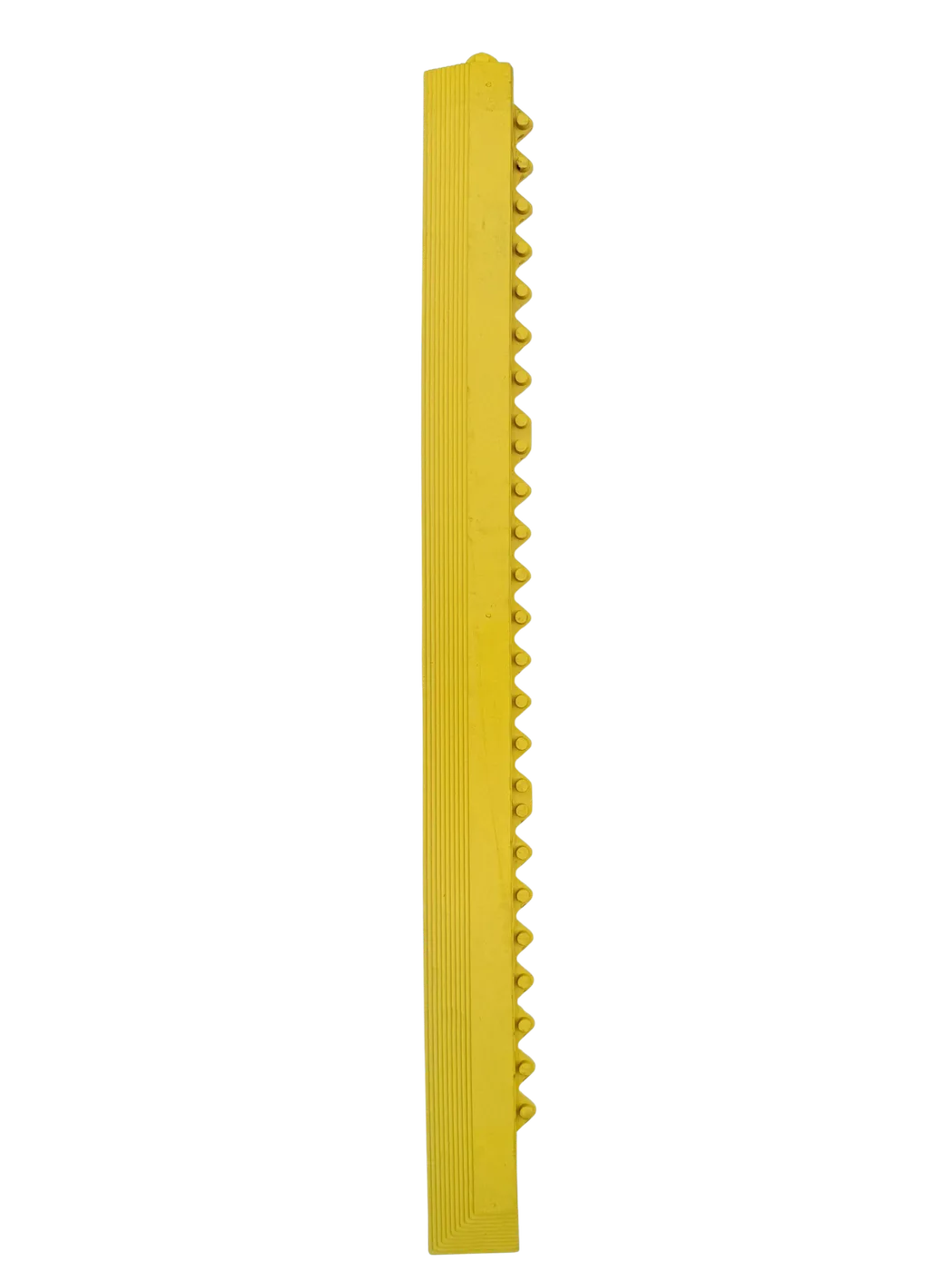 M-Lock male safety ramp in high-visibility yellow ribbed rubber
