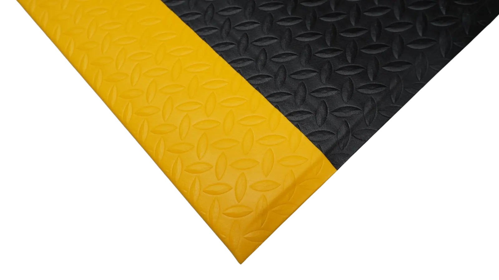 M2 bevelled corner detail in black and yellow