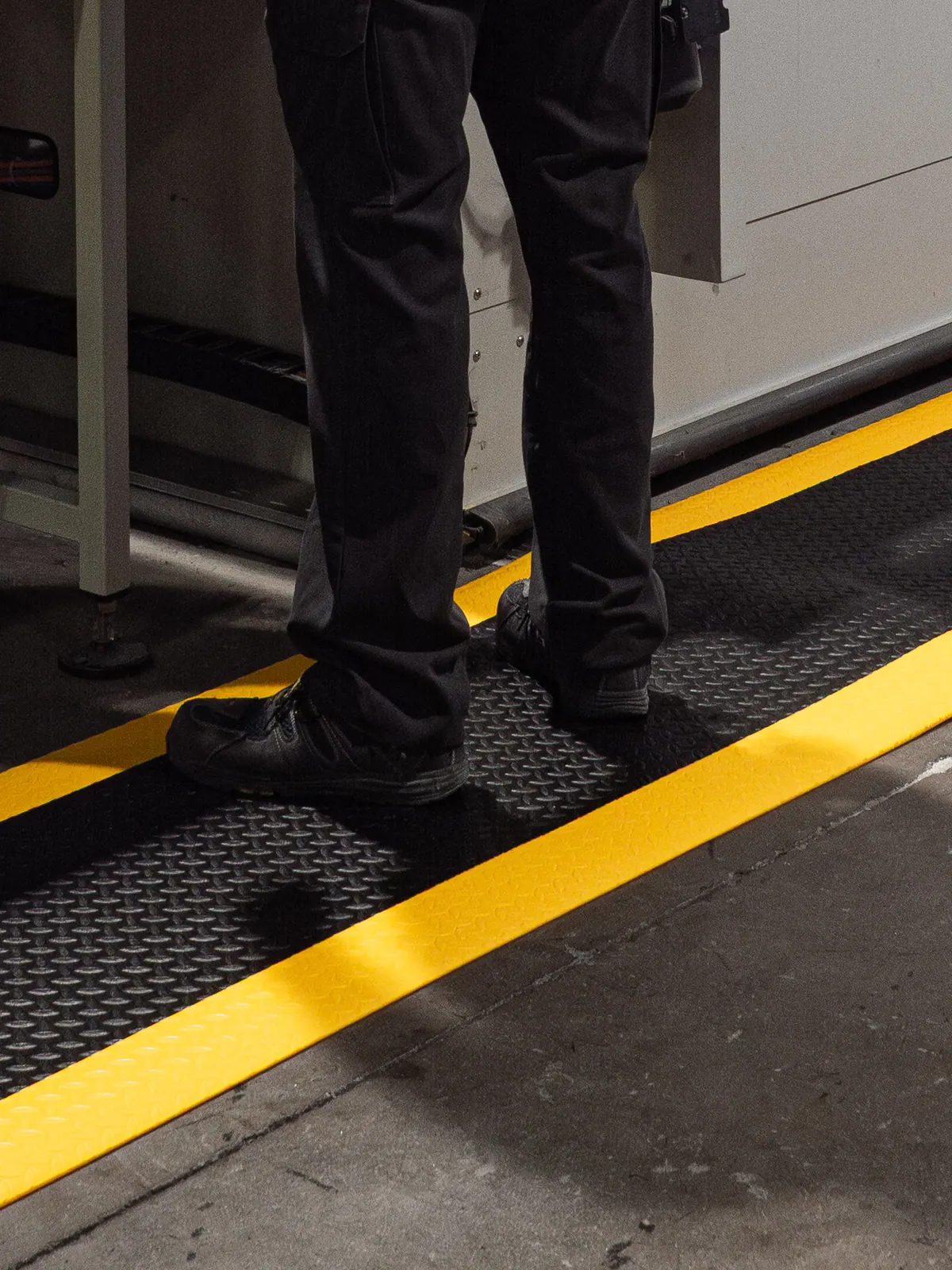 M2 mat installed on a factory floor