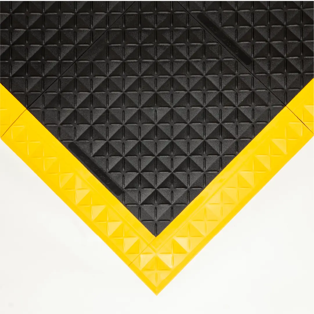 M5 Antimicrobial Edging — 10x56x2.5cm — Female corner edge (M5-AM5-Y)