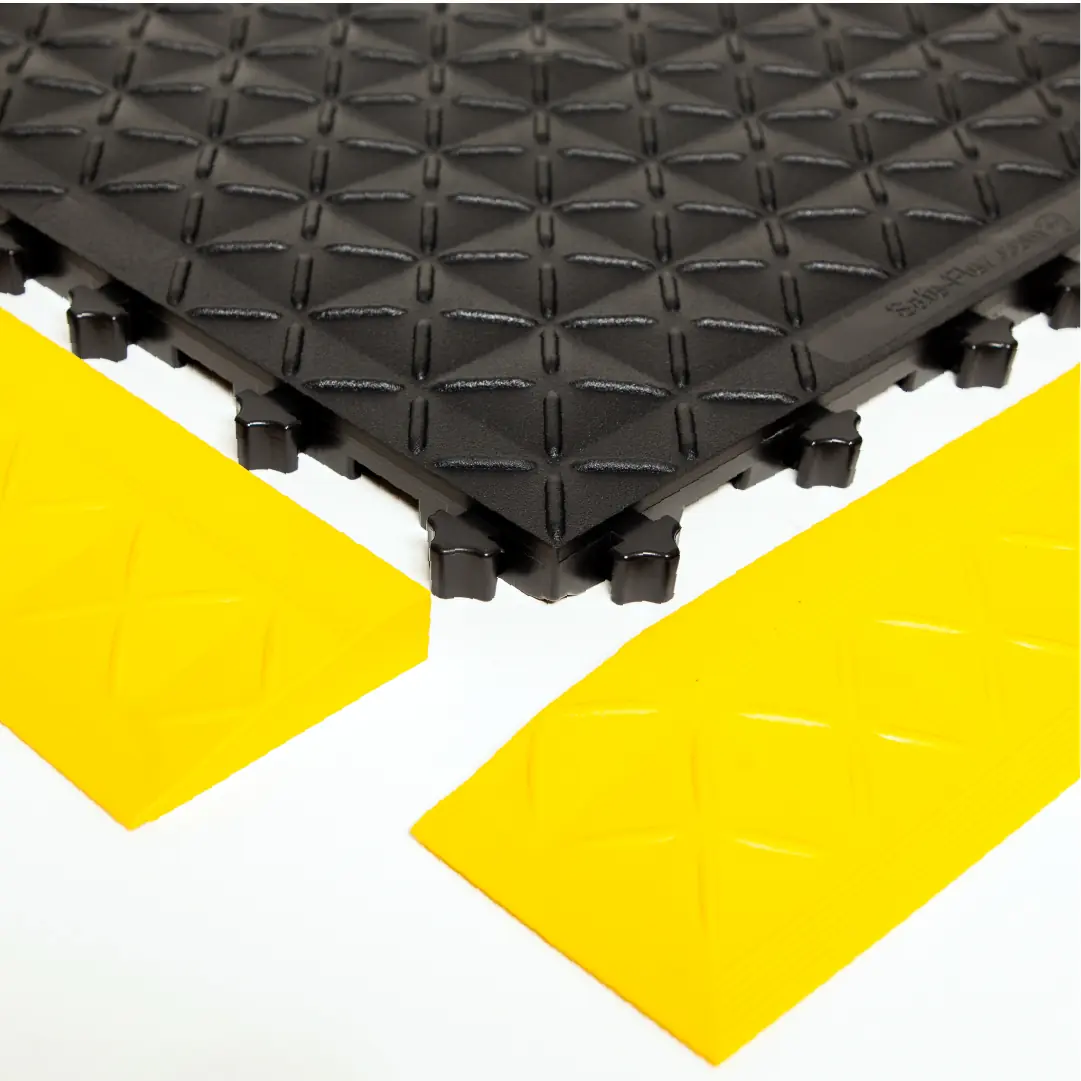M5 ESD Anti-Static Edging — 10x56x2.5cm — Female corner edge (M5-ESDA5-Y)